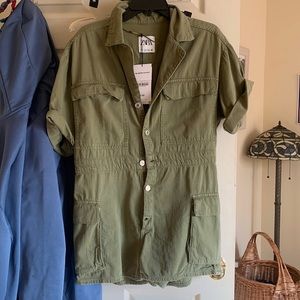 NWT Zara safari playsuit